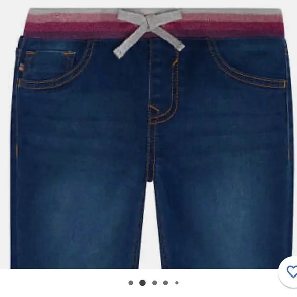 Vigoss youth Jean Bermuda shorts XSmall Small Medium Large Glitter waist - Picture 1 of 10